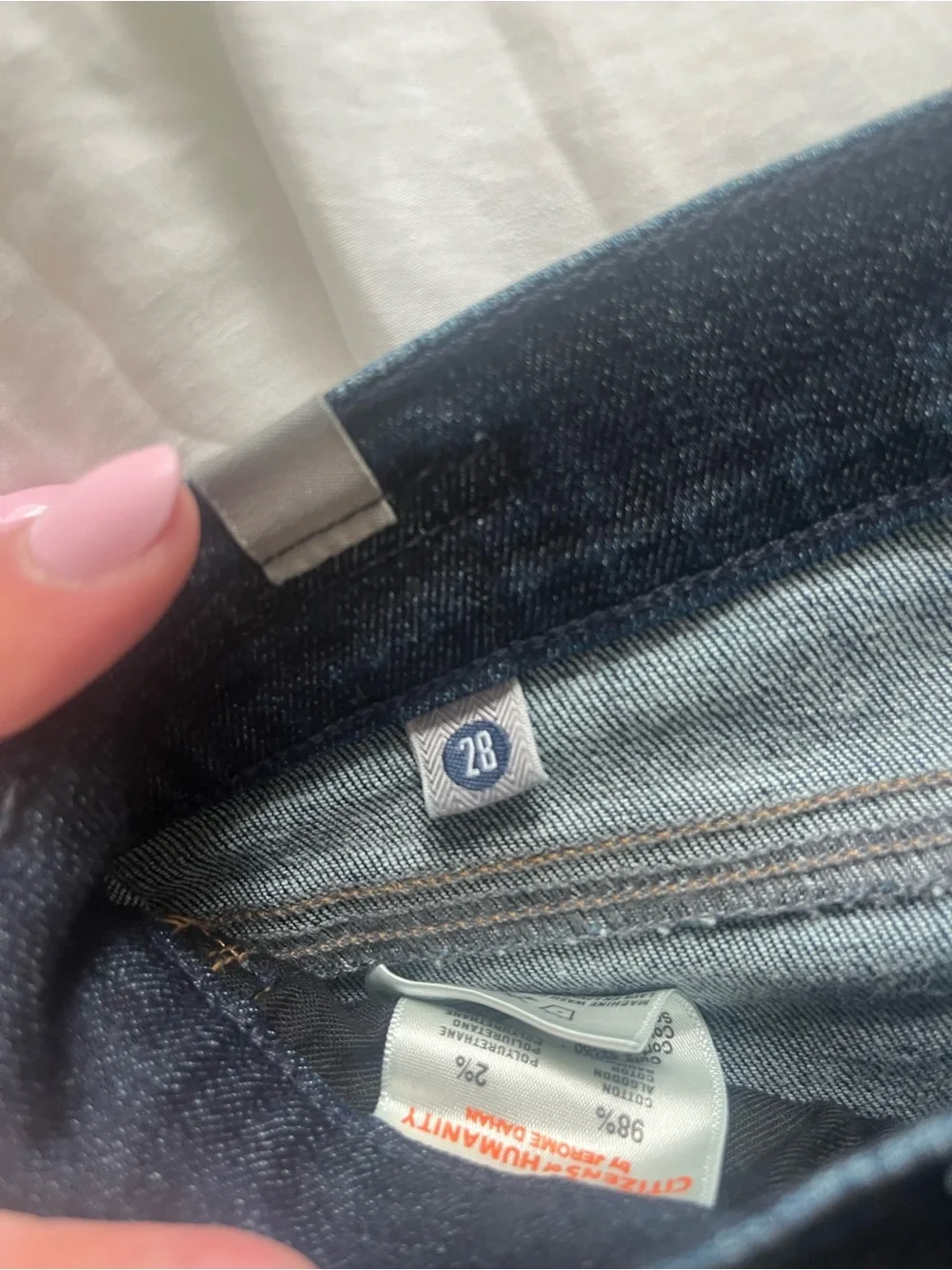 Citizens Of Humanity Dark Blue Straight Jeans